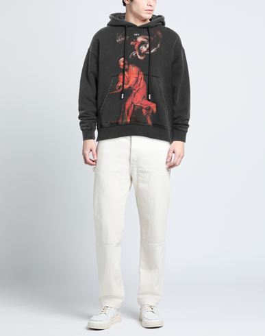 Off-white Man Sweatshirt Steel grey