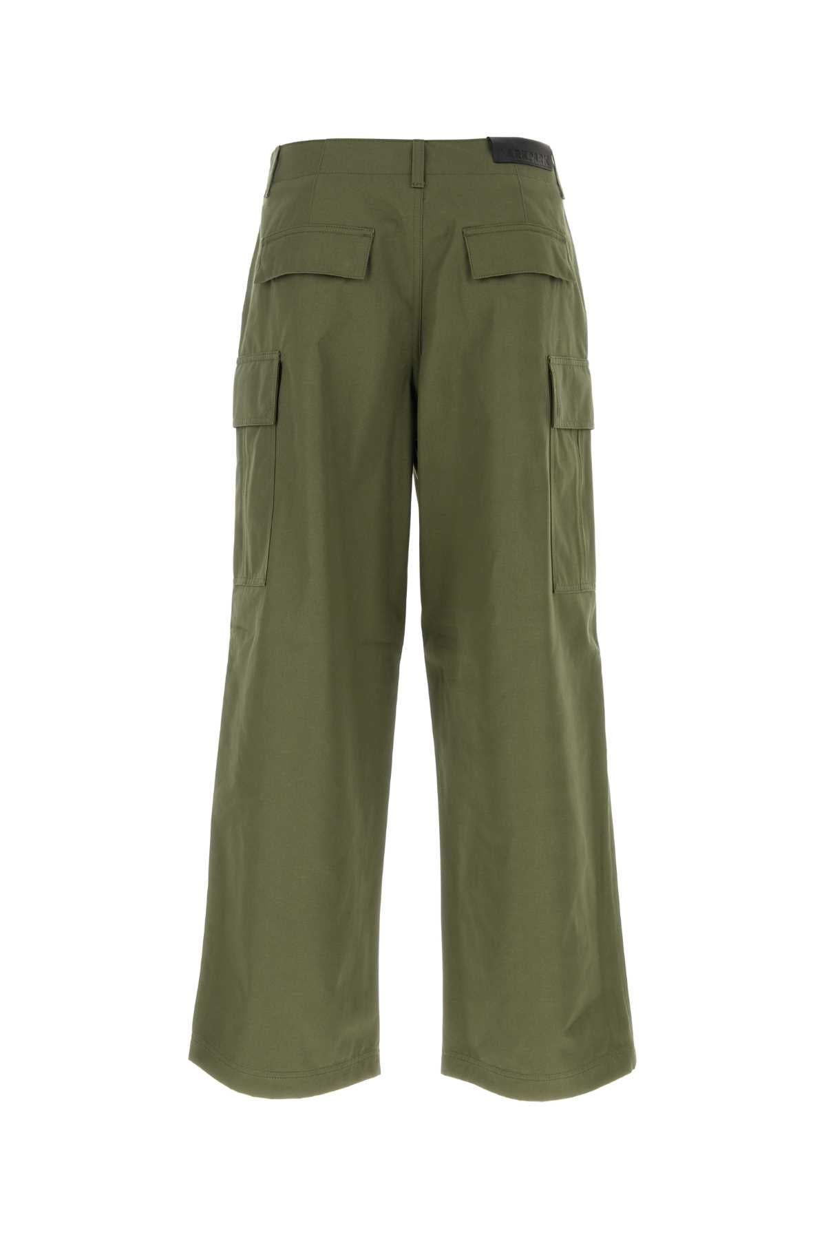 Cotton Cargo Cargo Pants — Green