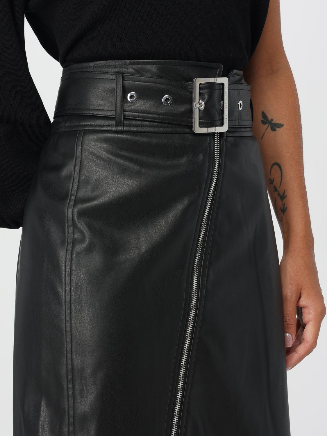Skirt Woman color Black