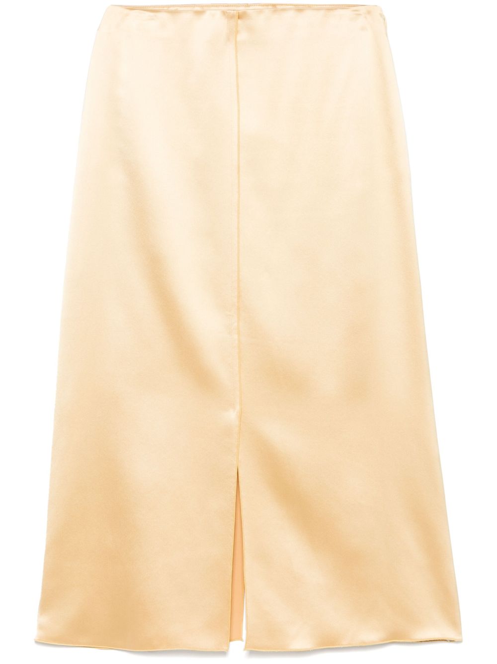 Altuzarra satined midi skirt - Yellow