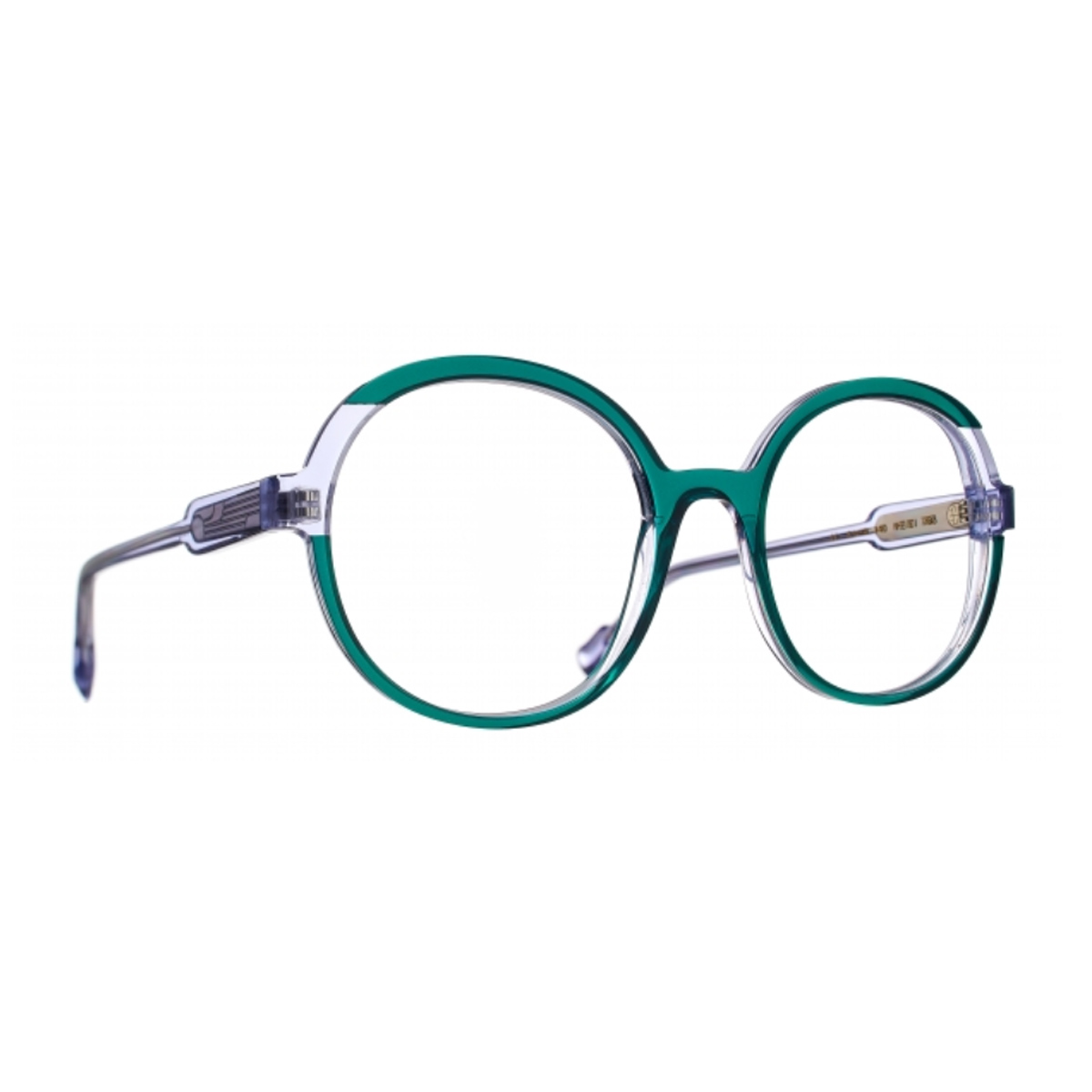 Heidi 783 Green Light Purple Verde Acetate Occhiali Da Vista - Women