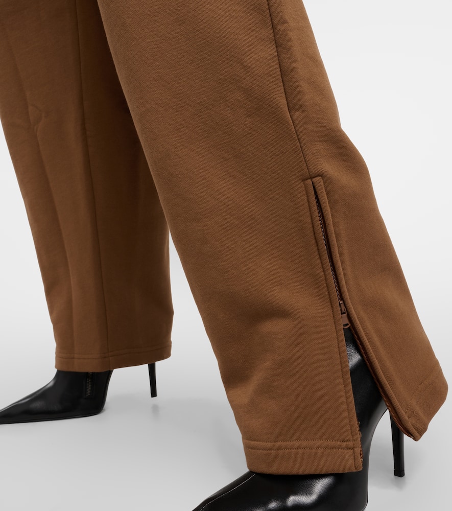 X Hailey Bieber cotton jersey track pants