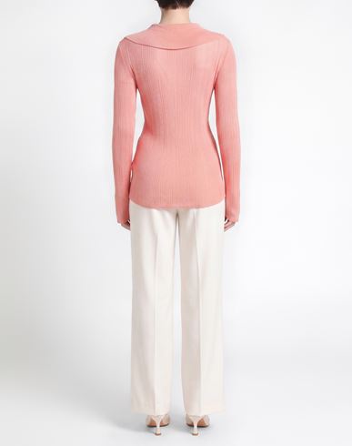 Aviù Woman Sweater Salmon pink Size 6 Viscose