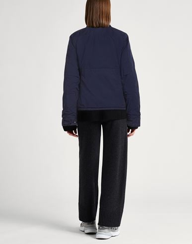 Woman Jacket Blue Size L Polyester, Polyamide