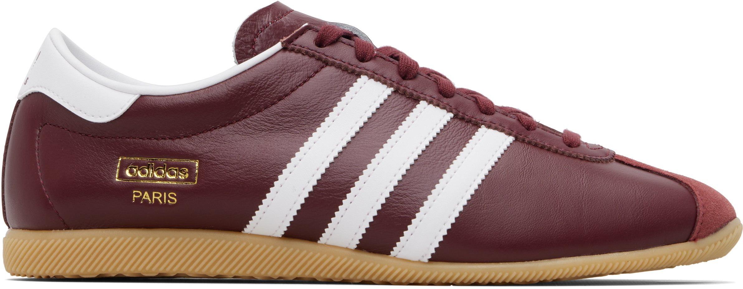Burgundy Paris Sneakers