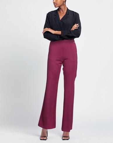 Woman Pants Purple Size M Rayon, Polyamide, Elastane