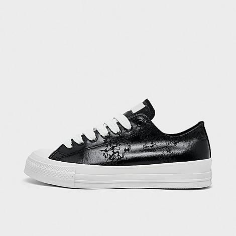 Men's Chuck Taylor All Star Throwback Low Casual Shoes in Black/Vintage White