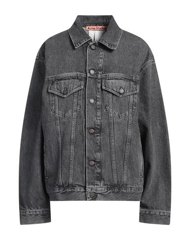 Acne Studios Woman Denim outerwear Charcoal Size S/M Cotton