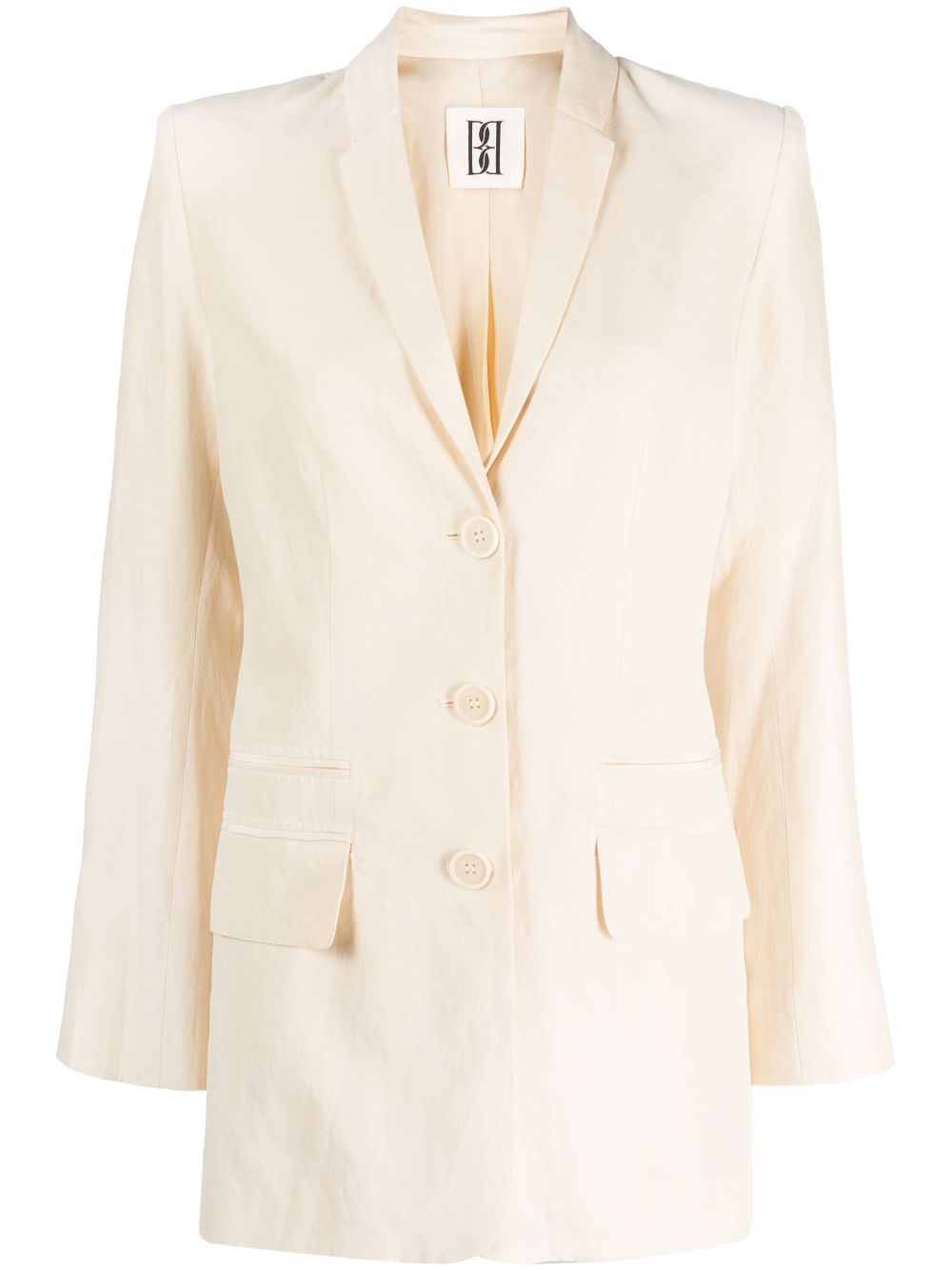 Porter single-breasted blazer - Neutrals