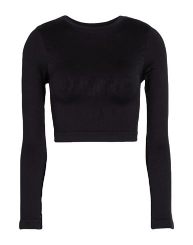 Woman Top Black Size 1 Polyester, Elastane