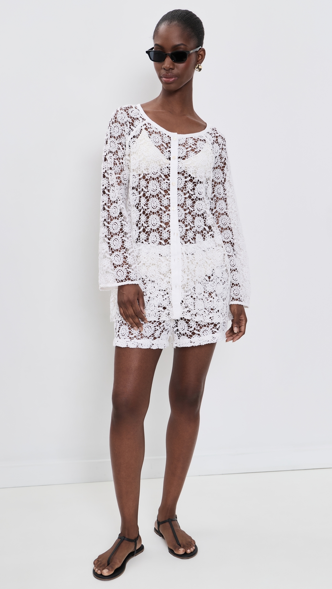 Cosima Cardigan White L