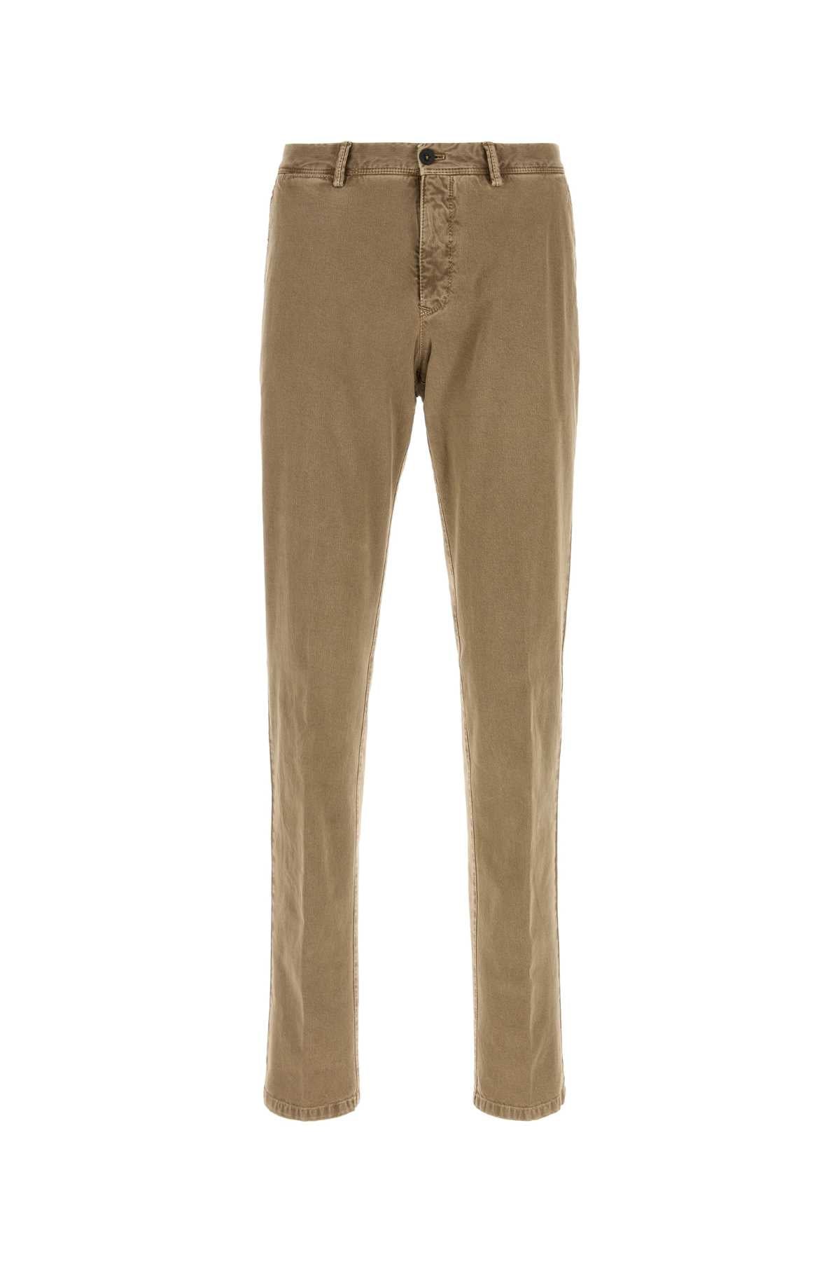 Stretch Cotton Chino — Beige