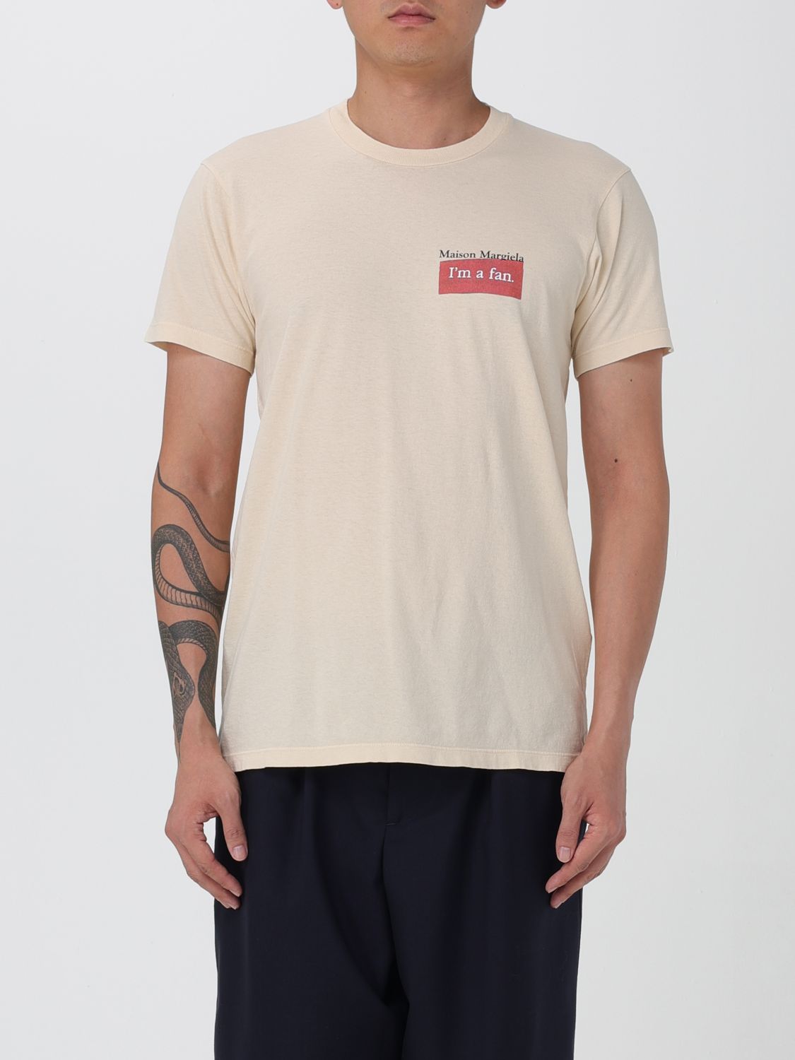 T-Shirt Men color Beige