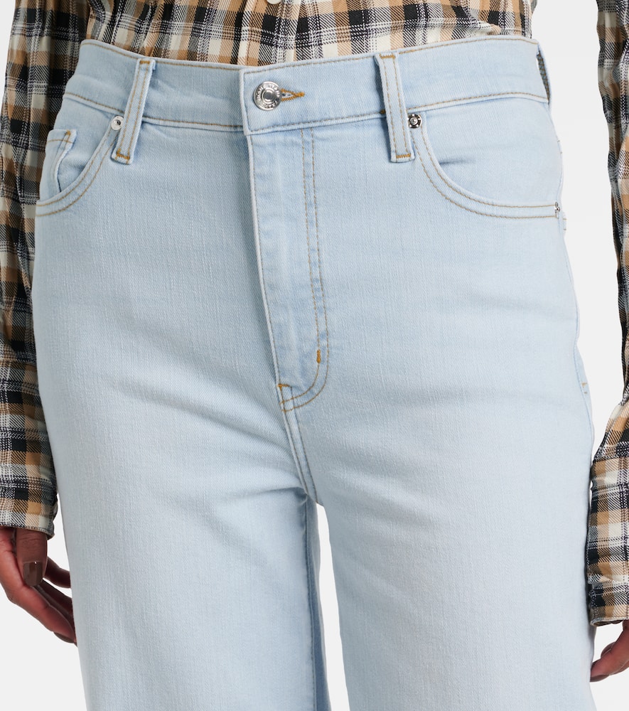 Frame Le Sleek high-rise straight jeans