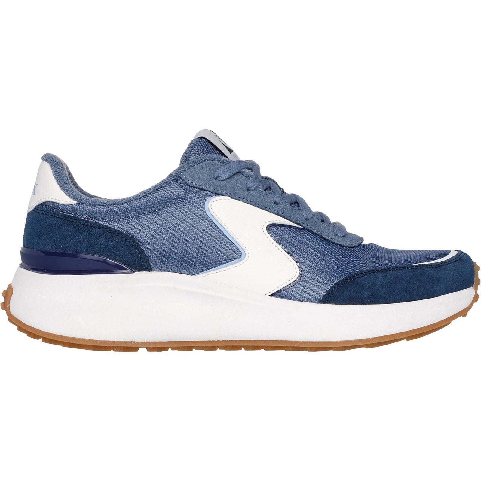 Skechers Blvd Retro Runner Leather Women's Navy Trainer