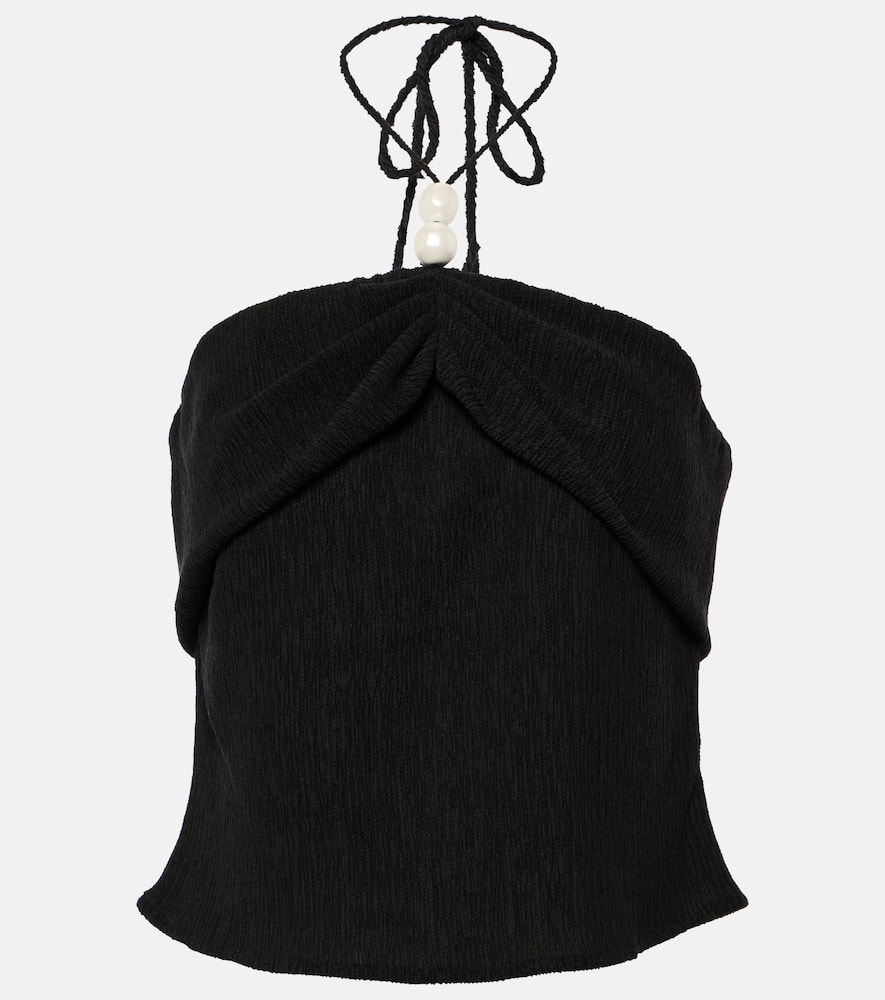 Halterneck crop top