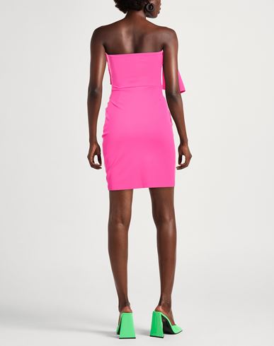 Woman Mini dress Fuchsia Size 4 Polyamide, Elastane