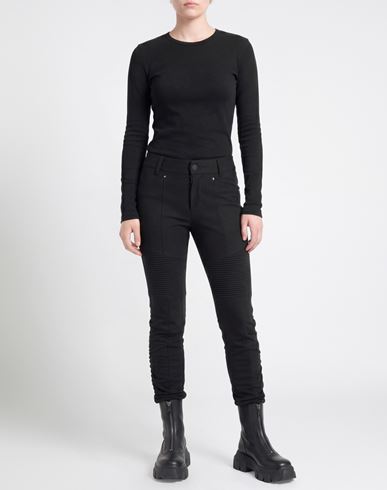 Woman Pants Black Size 10 Nylon, Elastane