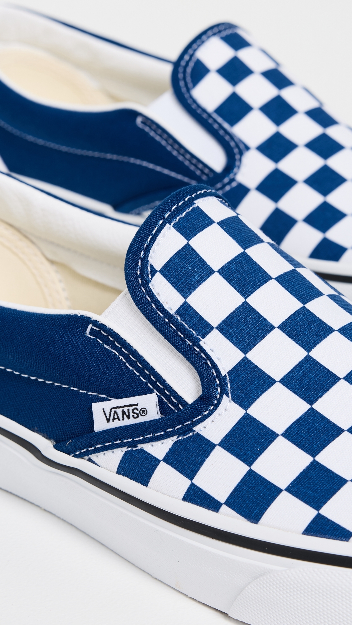 U Classic Slip-On Sneakers Checkerboard True Blue W