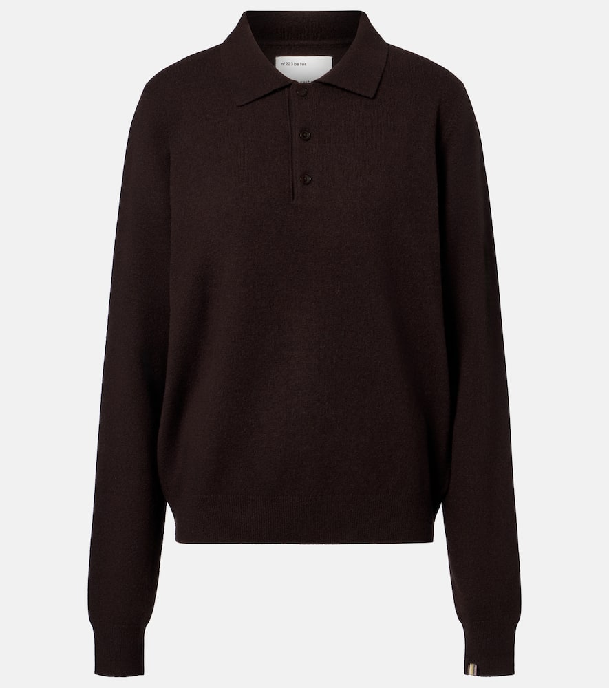N°223 Be For cashmere-blend polo sweater
