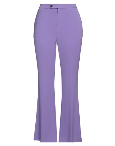 Woman Pants Mauve Size XS Polyester, Elastane