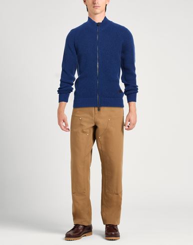 Man Cardigan Bright blue Size M Cashmere