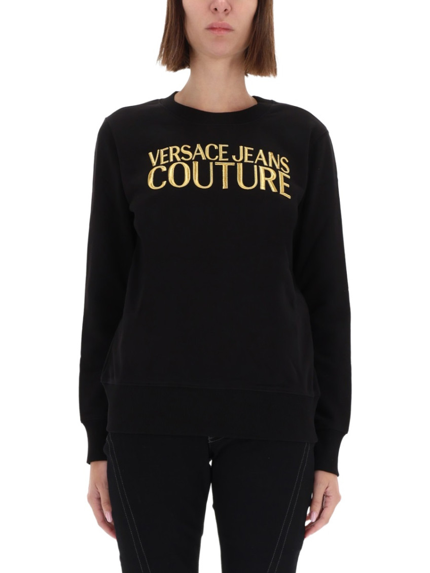 Versace Jeans Couture - long sleeve ribbed knit crew neck