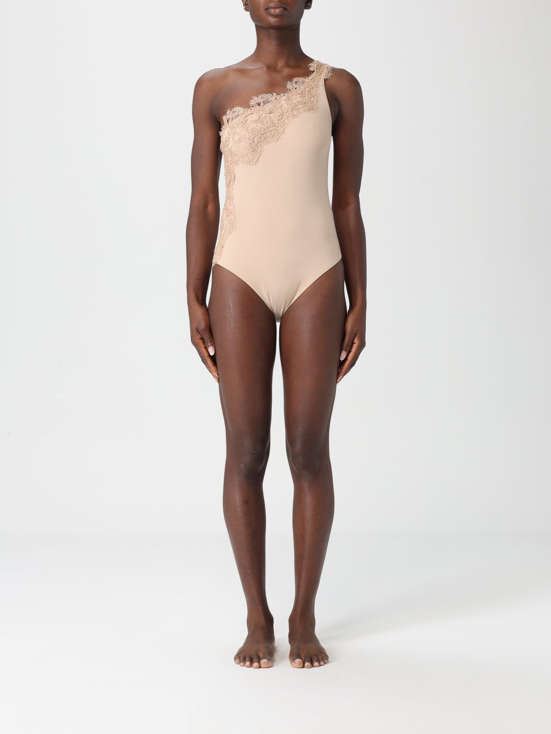 Ermanno Scervino lace-detail swimsuit - Black