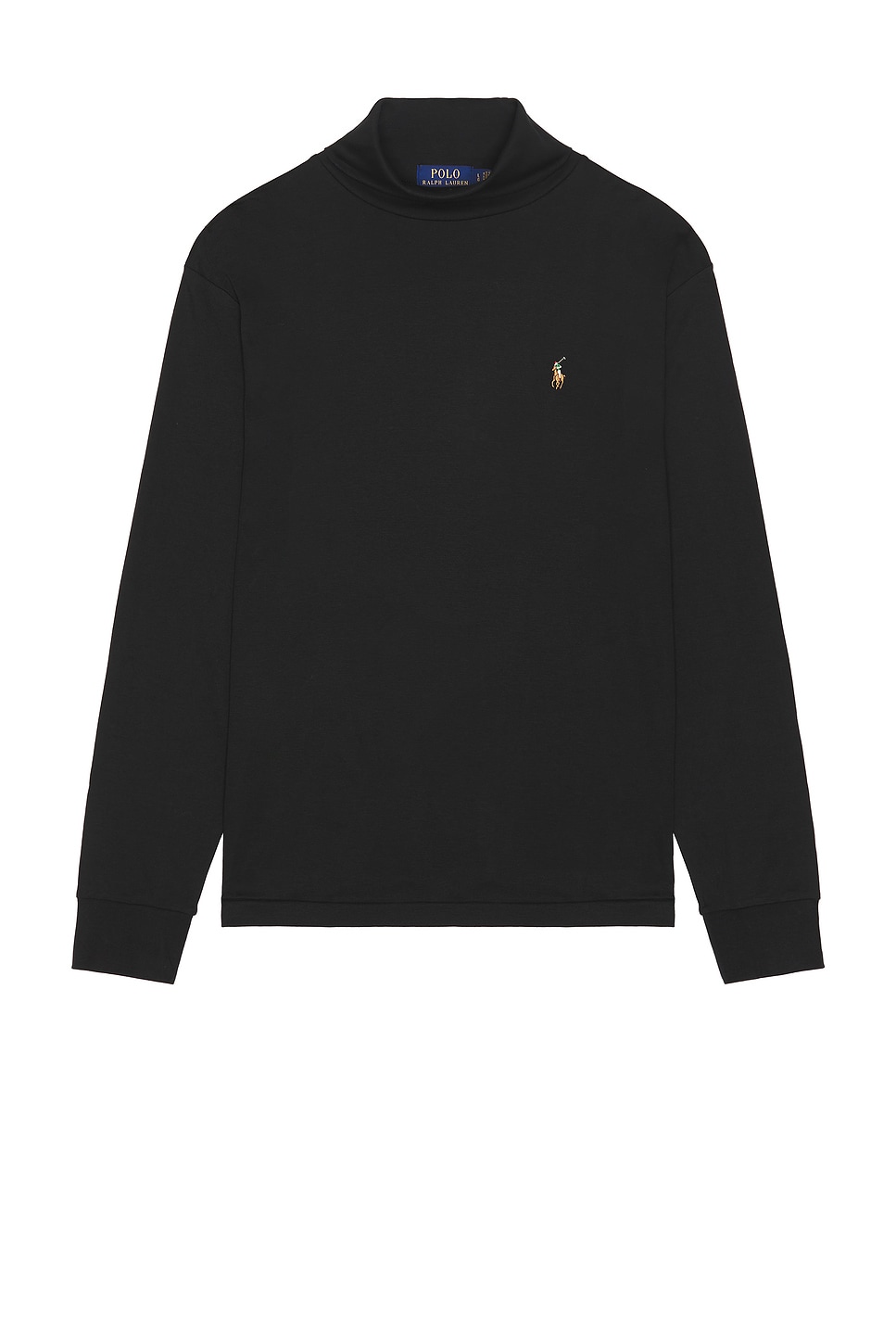 Polo Ralph Lauren Long Sleeve Soft Touch Turtleneck Pullover in Black - Black. XXL/2X also in