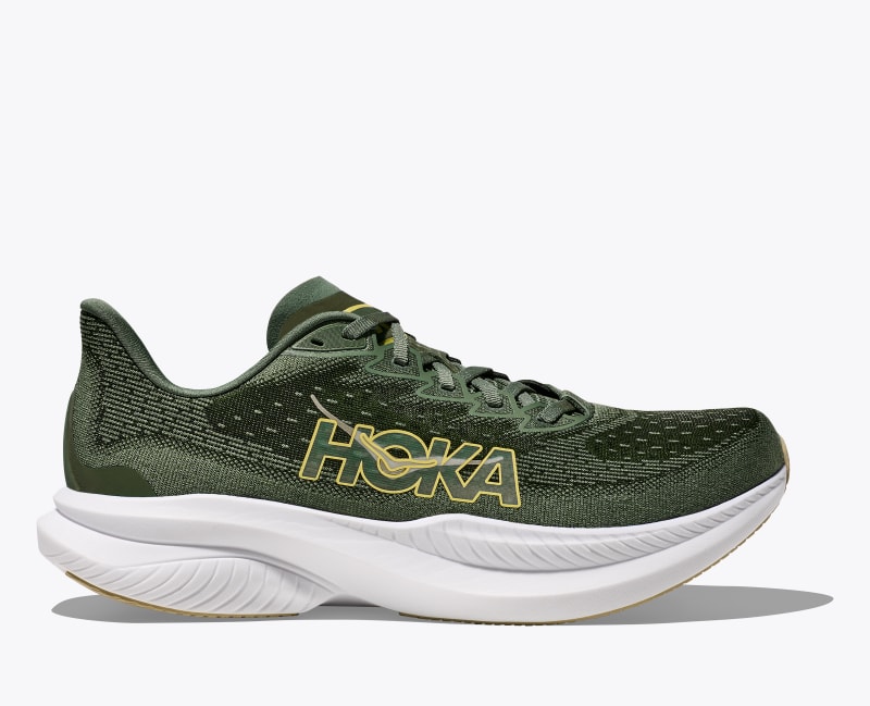HOKA Men's Mach 6 Shoes in Succulent/Fern