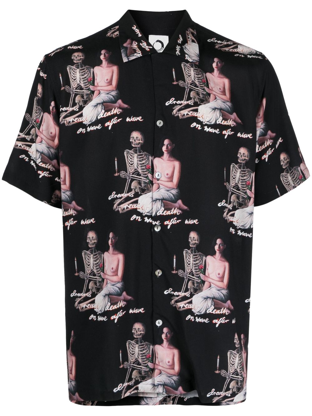 Wave After Wave short-sleeve shirt - Black