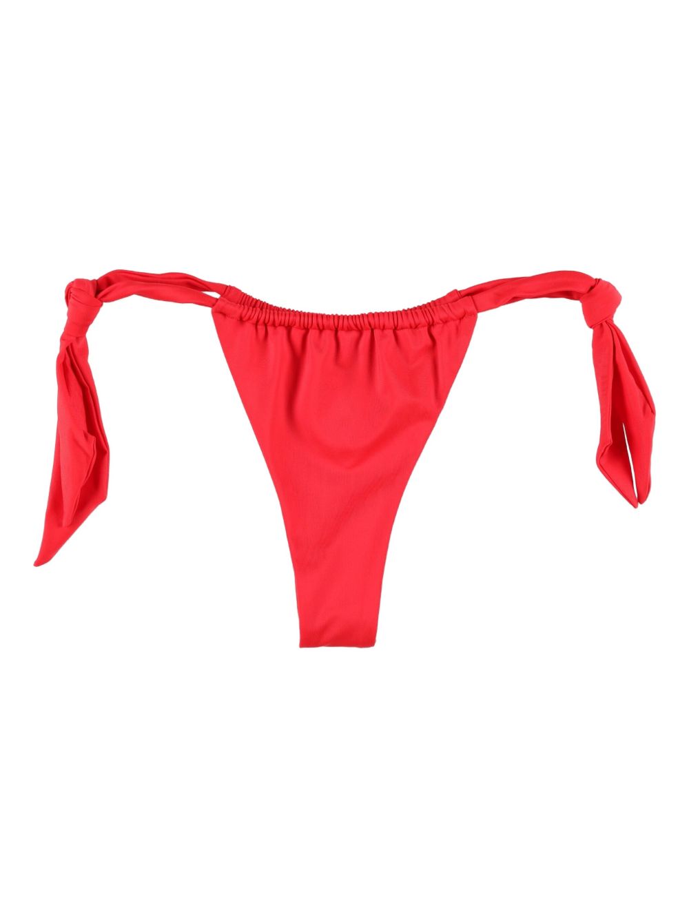 Tie-fastening bikini bottoms - Red