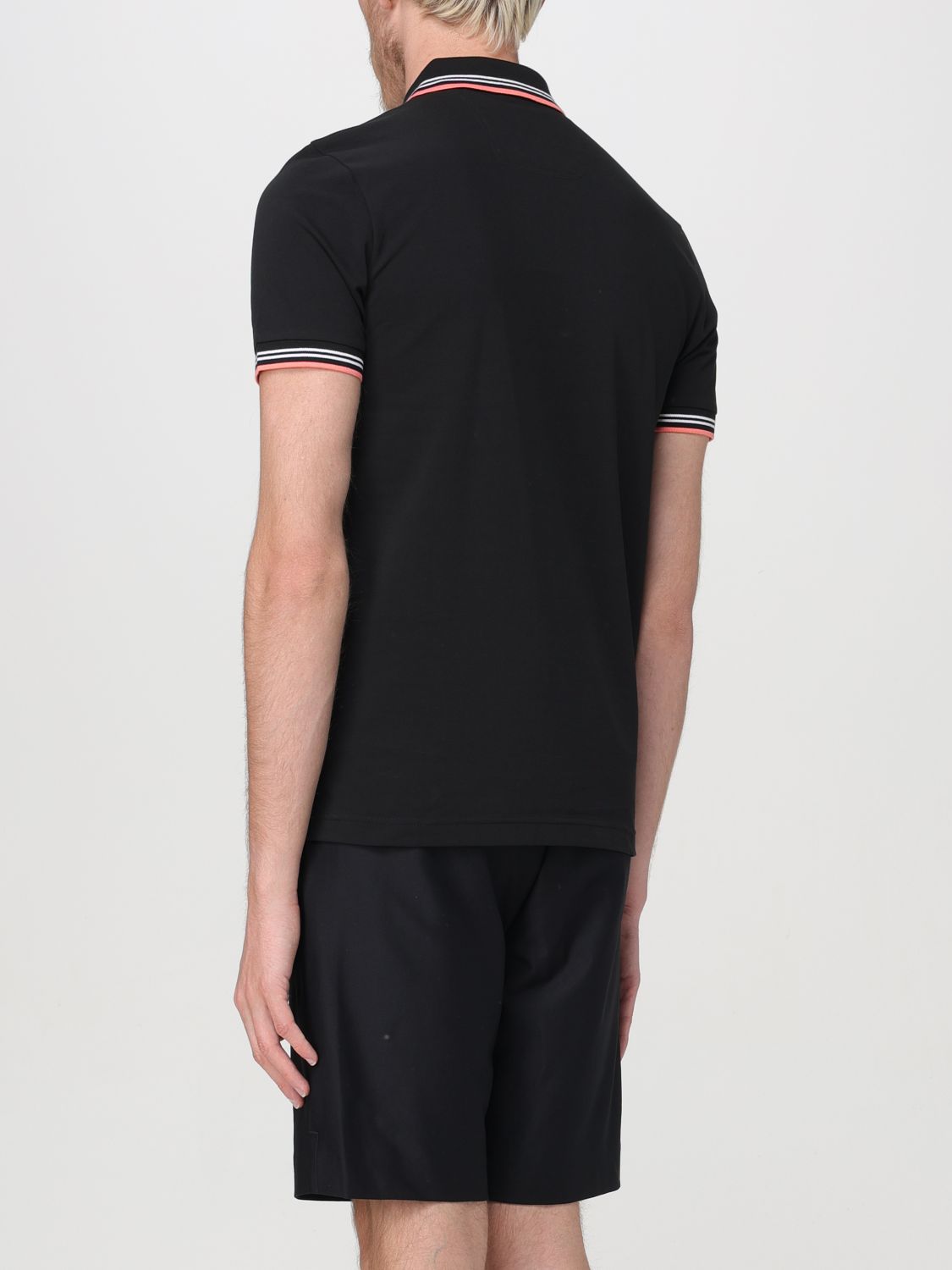 Polo Shirt Men color Black