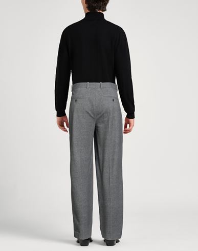 Man Pants Grey Size 34 Cotton, Elastane