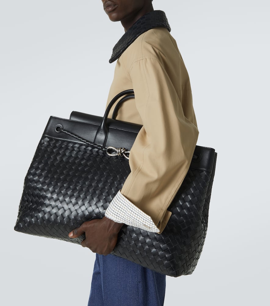 Bottega Veneta Andiamo Voyager Large leather tote bag