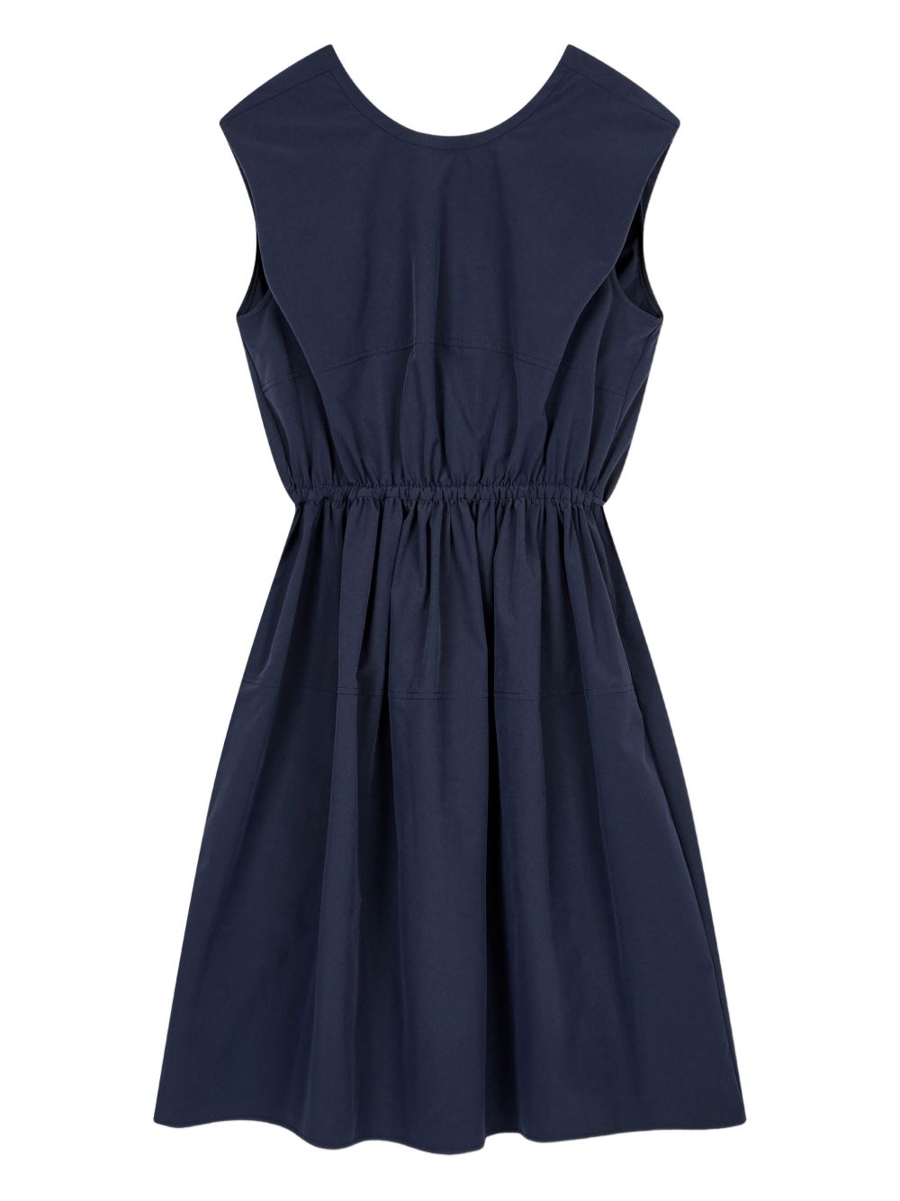 Twisted gathered dress - Blue