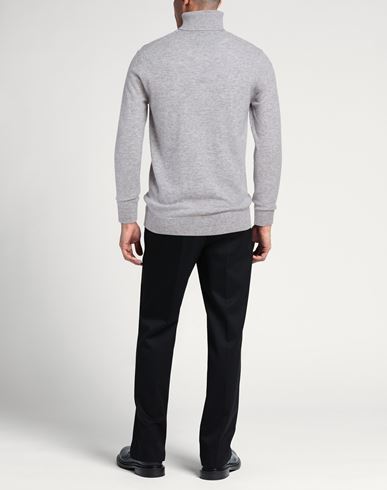 Man Turtleneck Light grey Size 40 Wool