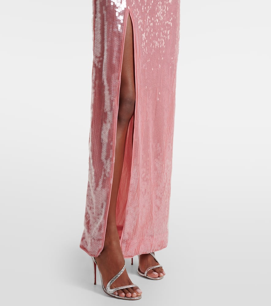 Staud Le Sable sequined maxi dress