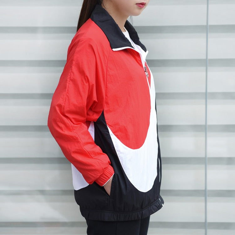 (WMNS) Sportswear Swoosh Woven Sports Jacket Red