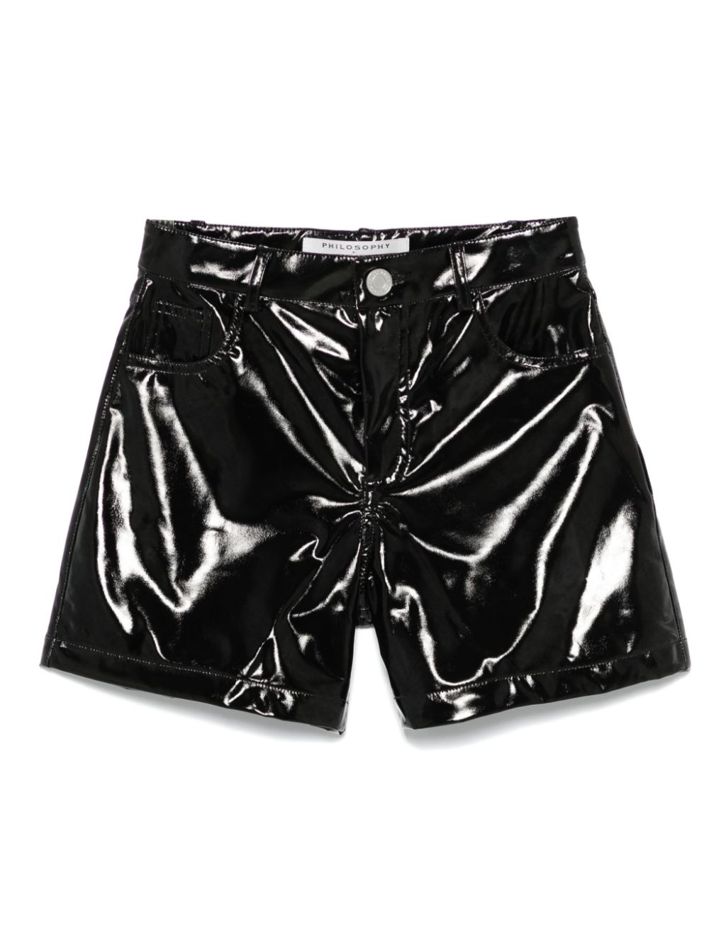 Patent shorts - Black