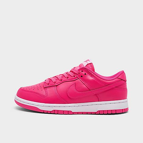 Women's Dunk Low Casual Shoes in Hyper Pink/White/Hyper Pink