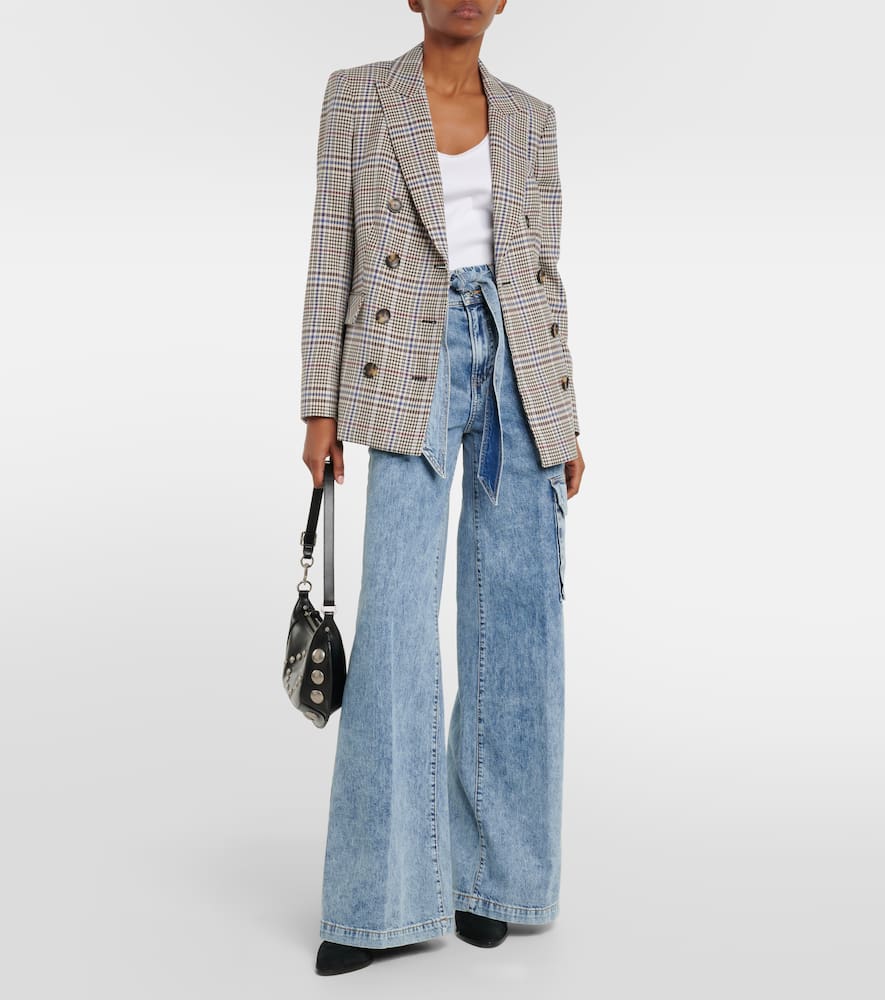 Veronica Beard Belisa high-rise cargo jeans