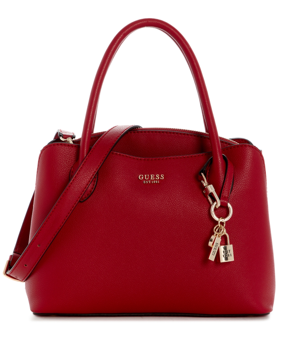 Bethany Small Satchel Handbag - Dark Cherry