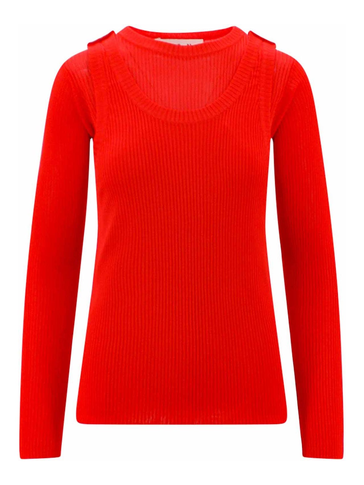 Ribbed viscose top