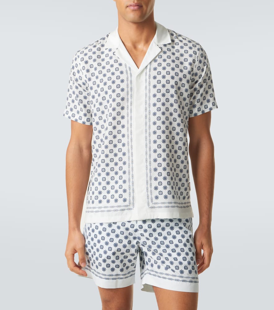 Maitan printed bowling shirt