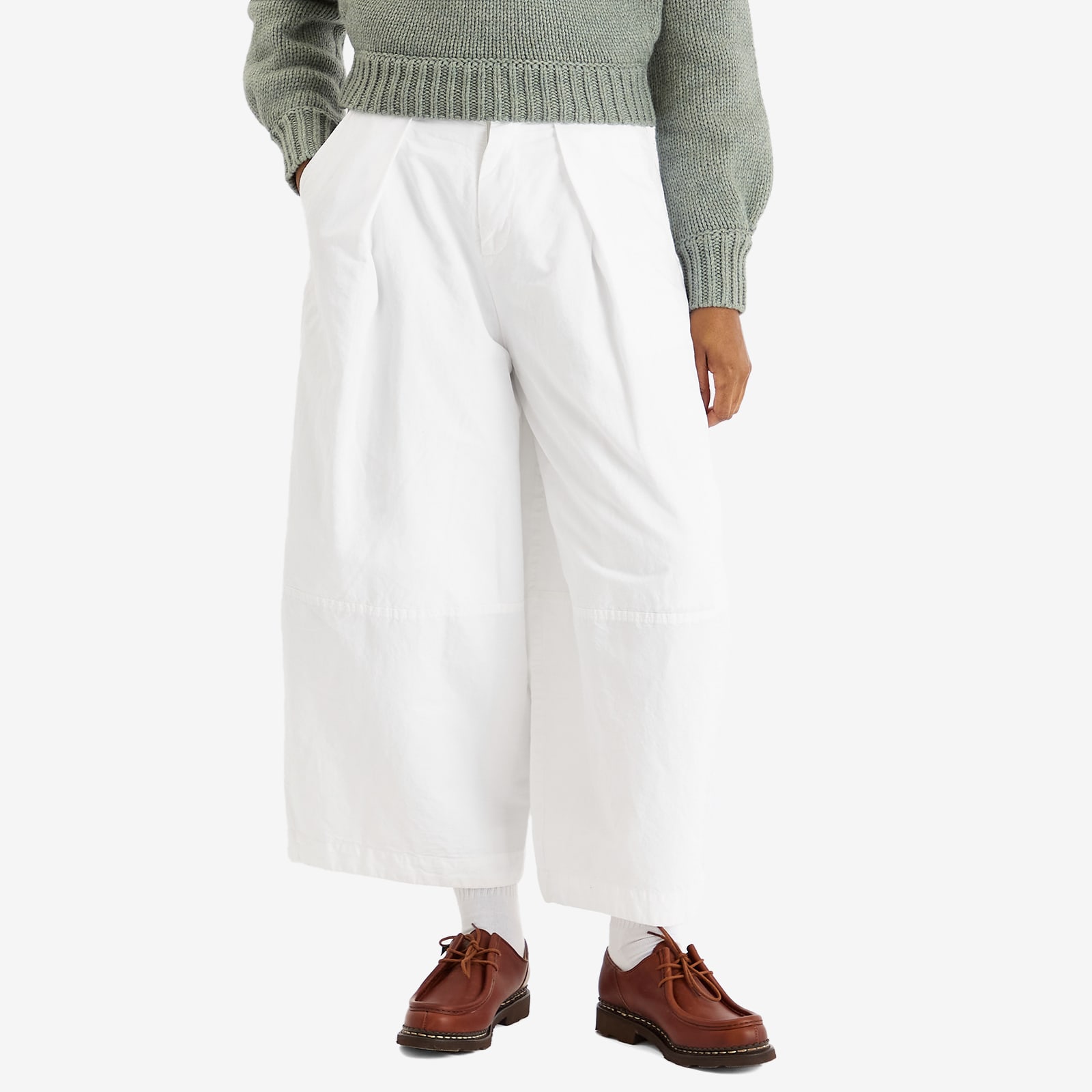 Women's Deadbeat Trousers in White