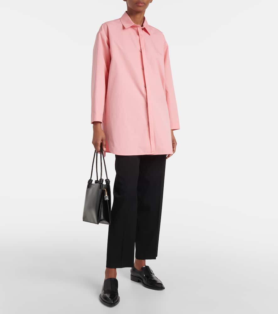 Cotton poplin shirt