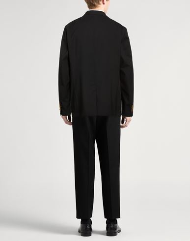Man Blazer Black Size 44 Wool, Elastane