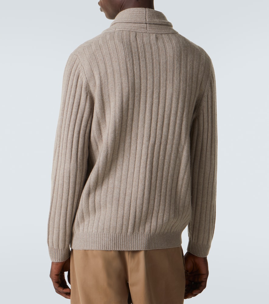 Mr Denver ribbed-knit cashmere cardigan
