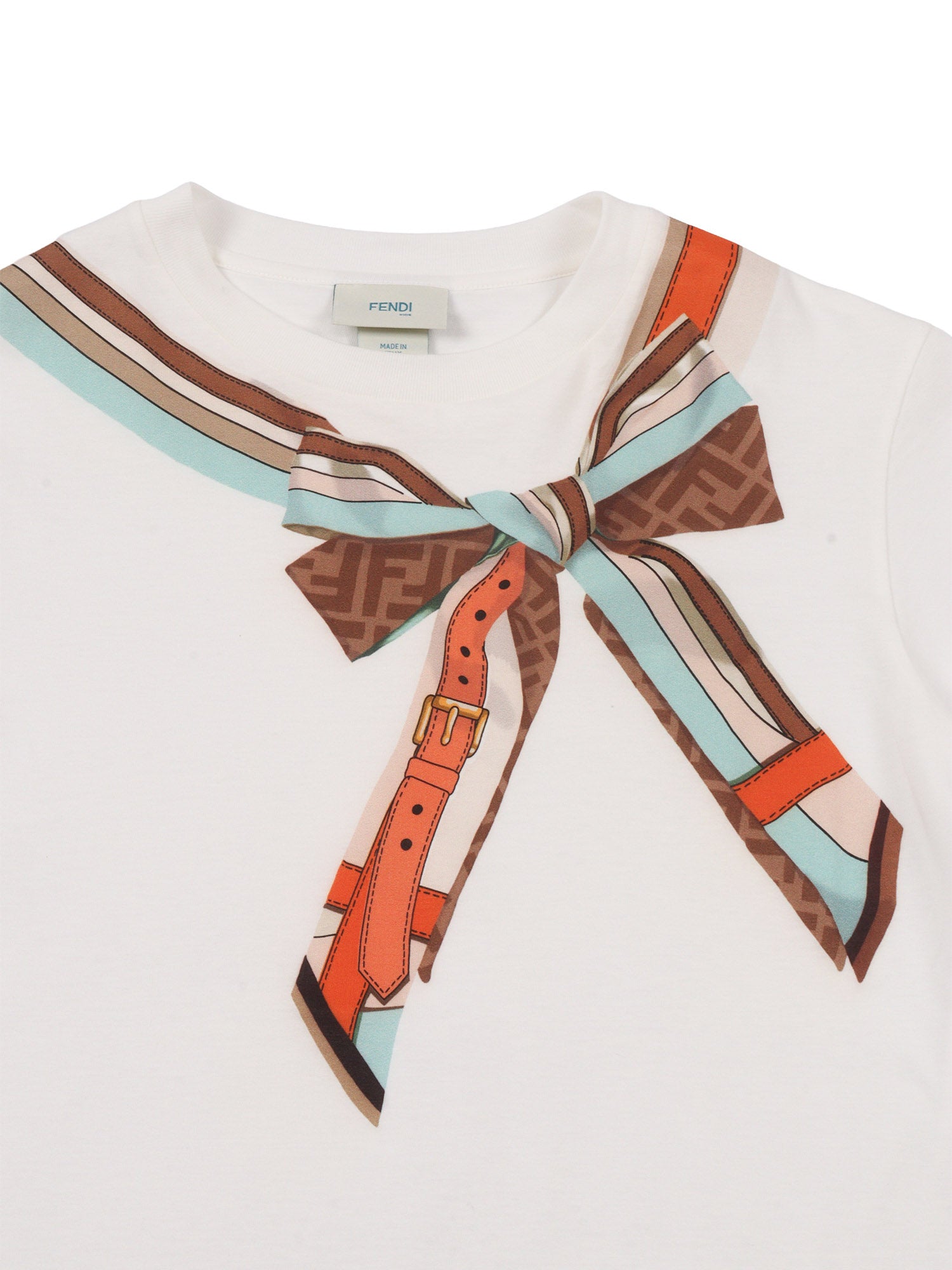 Fendi Jr T Shirt Jersey Tinto